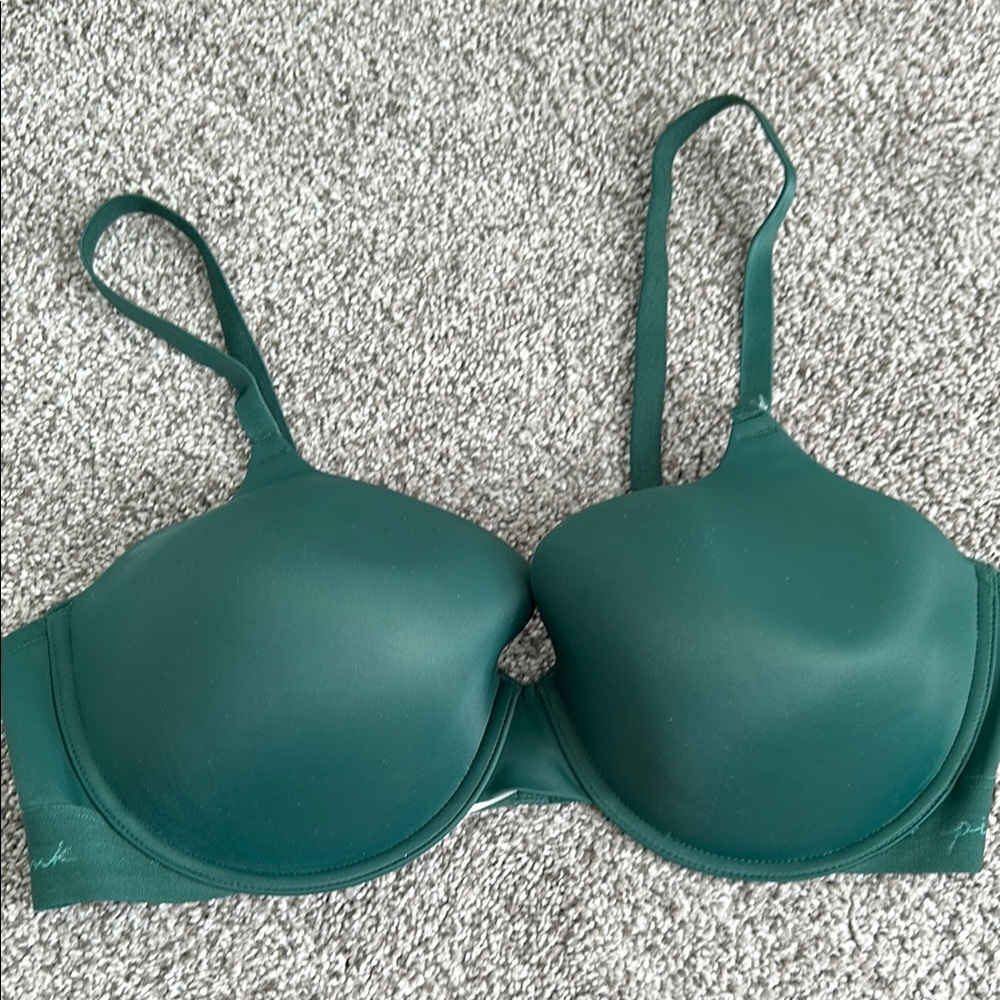 Green Women's Bra